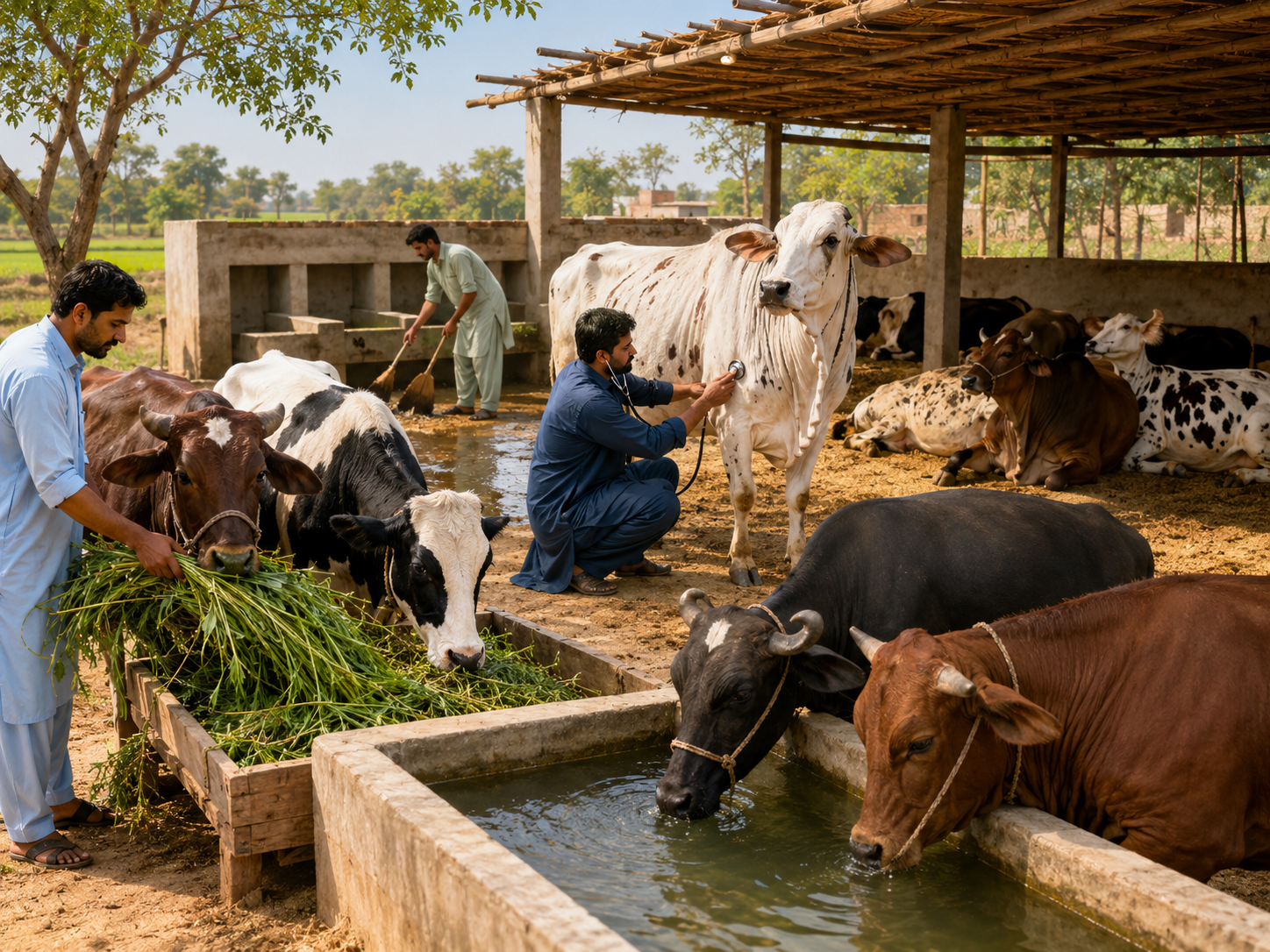 Livestock boarding care